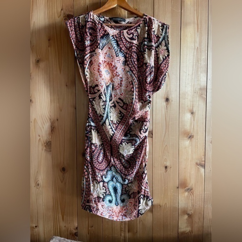 Thakoon Paisley Print Silk Dress 0 XS